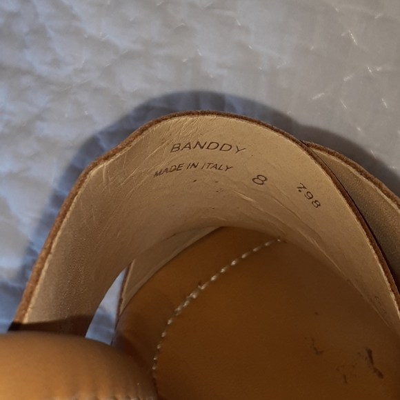 ☆STEVE MADDEN TAN LEATHER WEDGES SIZE 8☆ - Picture 6 of 6